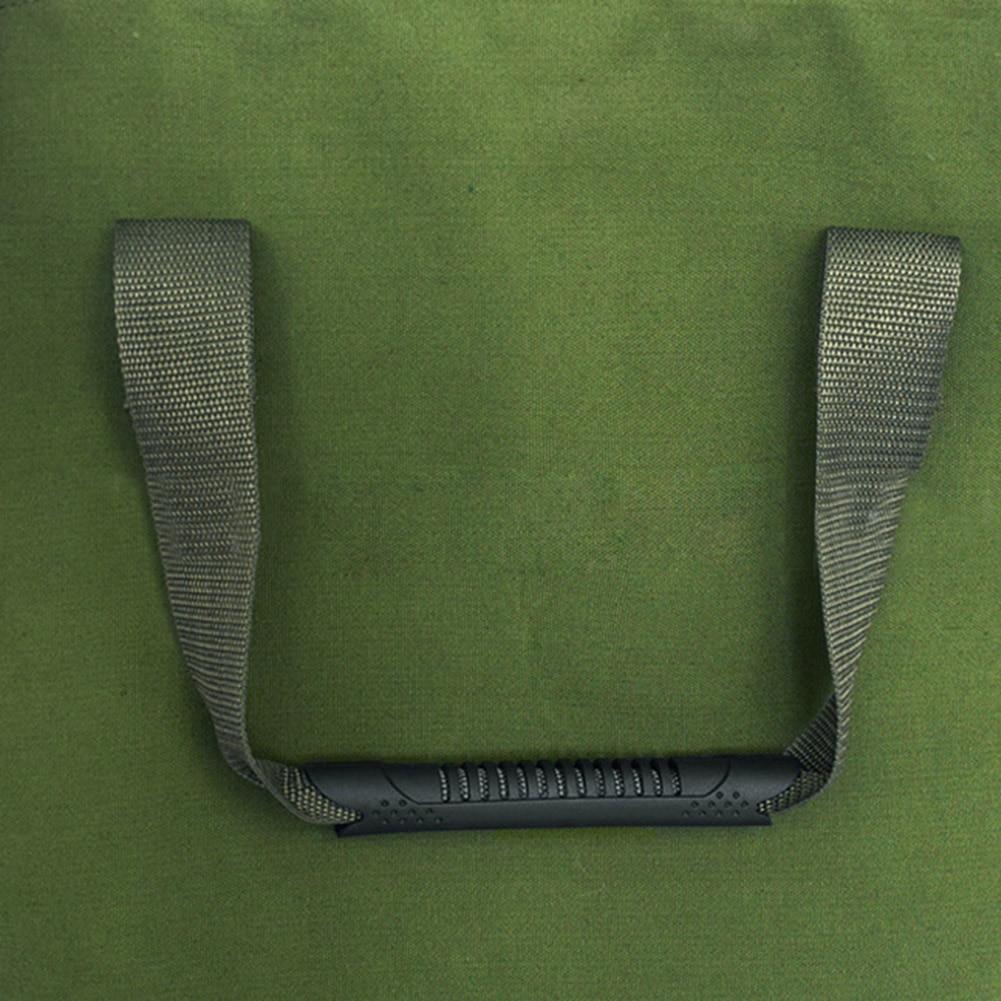 Portable Foldable Large Waste Bag Garden Leaves Waste Trash Bag Waterproof Canvas Camping Reusable Trash Storage Container