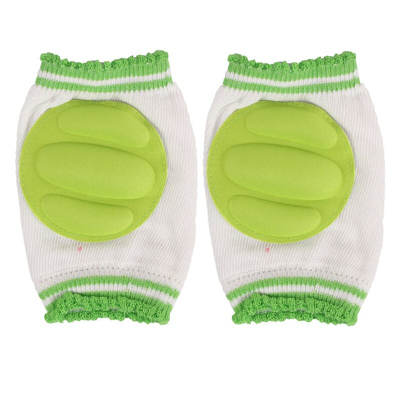 Chauffe-jambes pour bébé garçon et fille en bas âge, coussin de sécurité pour ramper, genouillère antidérapante: green