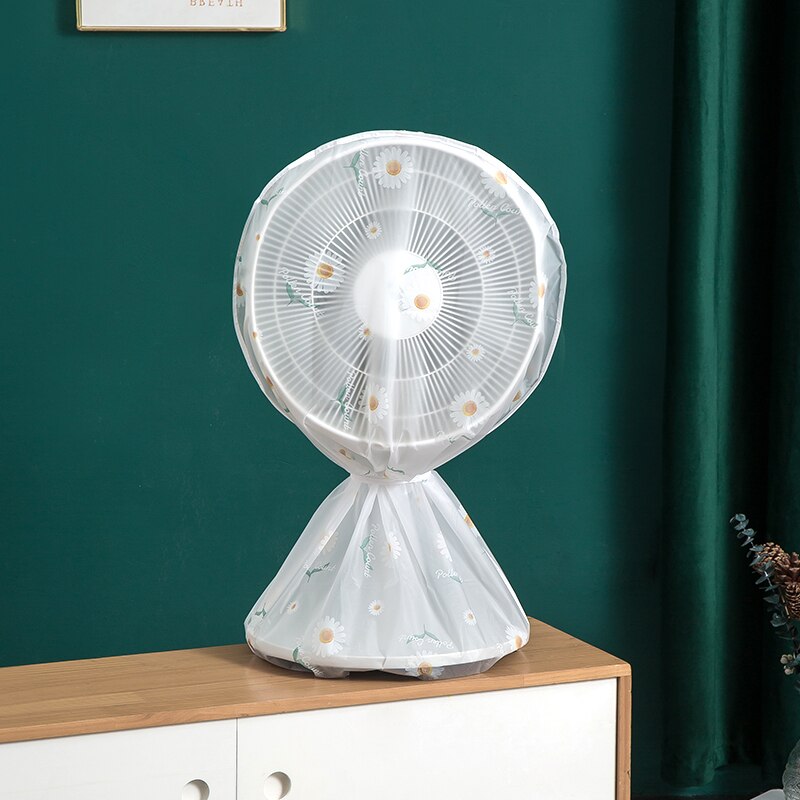 Stand Floor Fan Cover Fan Guard Storage Bag Full Coverage Dust Cover Protective Cover Dustproof Fan Protector Case Organizer: Chrysanthemum 60x90