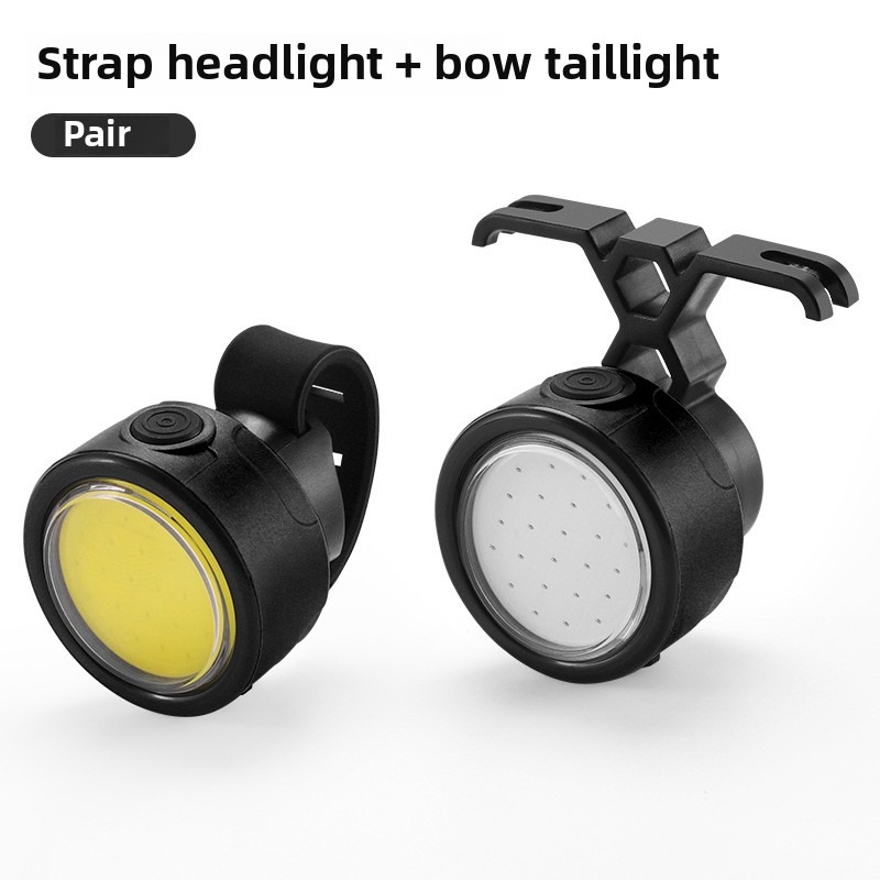 Luzes traseiras de bicicleta luzes de freio noite equitação estrada mountain bikes luzes infantis ajustáveis acessórios de equitação super brilhantes: Cinza claro
