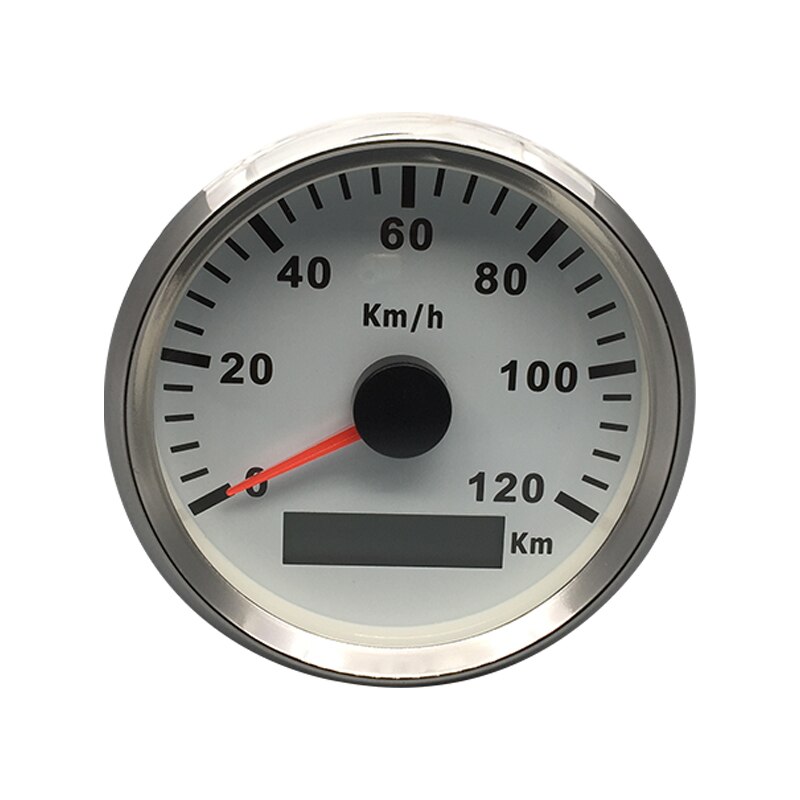85mm Universal Auto GPS Speedometer 120KM/H Speed for Car Truck 9-32V Waterproof Gauge With Red Backlight Shows ODO