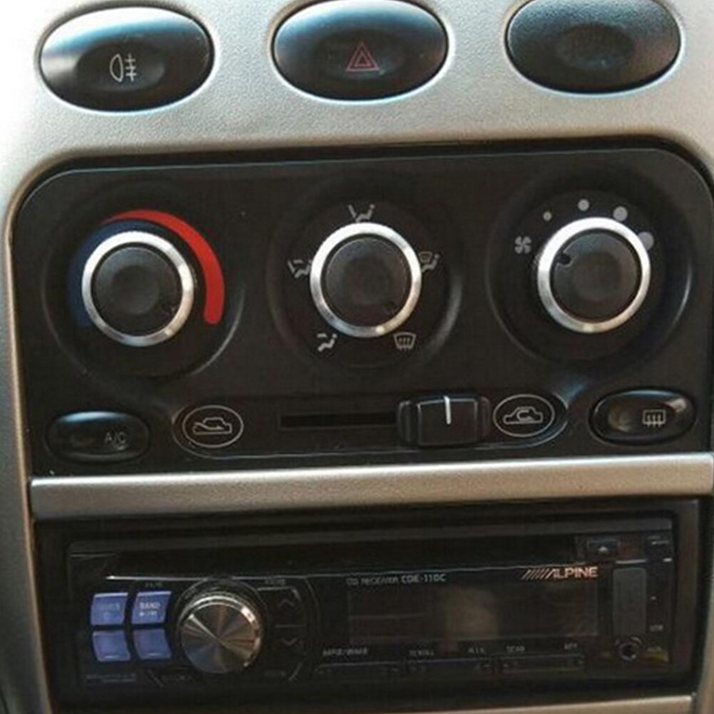 AC Heater Control Knobs Button Air Conditioner Heater Knobs Switch Compatible for Mazda 2 07-14