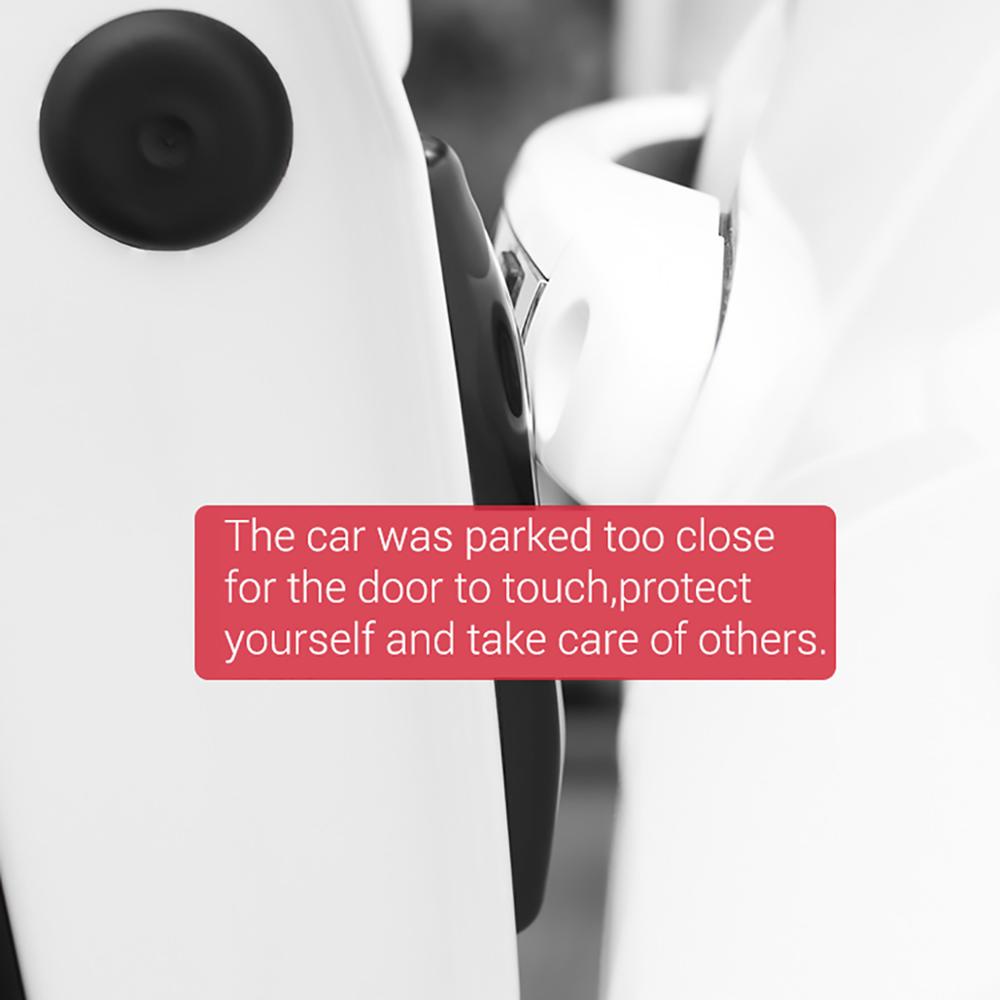 Autodeur bumper strip 4 stuks beschermstrip krasbeschermer autodeur crashblad auto anti-botsing