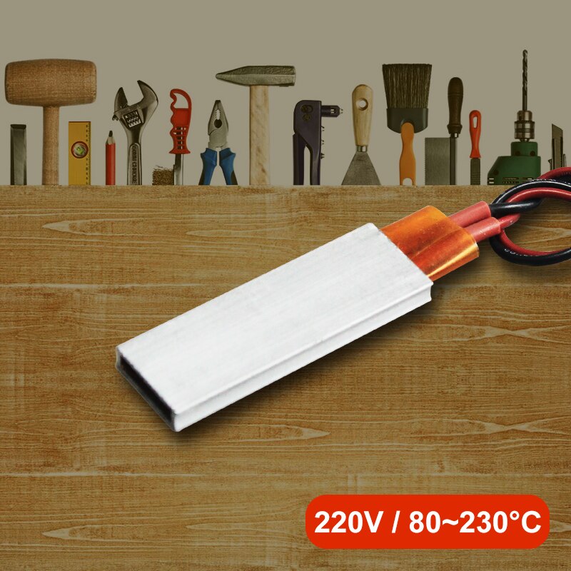 220V 80℃ 150℃ 230℃ PTC heating element constant temperature AC DC 220V 60*21mm Aluminum Shell Heater