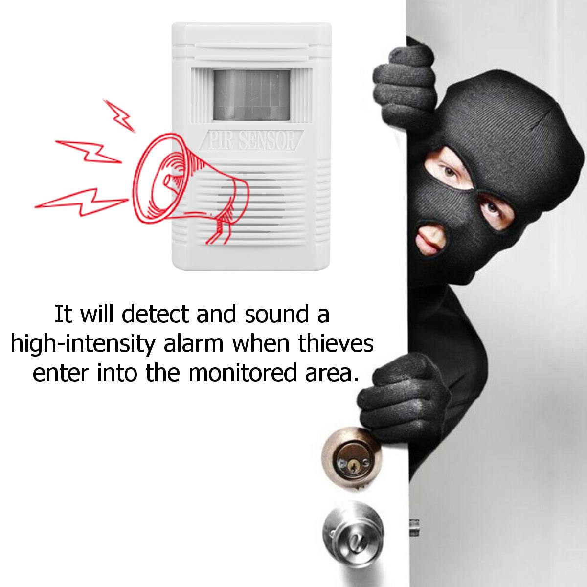 IR Sensor Alarm Security Wireless Home Window Door Burglar Infrared Sensor for Home Security System Keep Your Family Safety