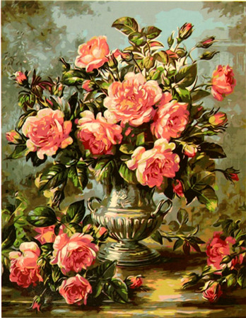 HUACAN Picture By Numbers Kits Flower Dawing On Canvas HandPainted Painting Art DIY Home Decoration: SZHC1-2704