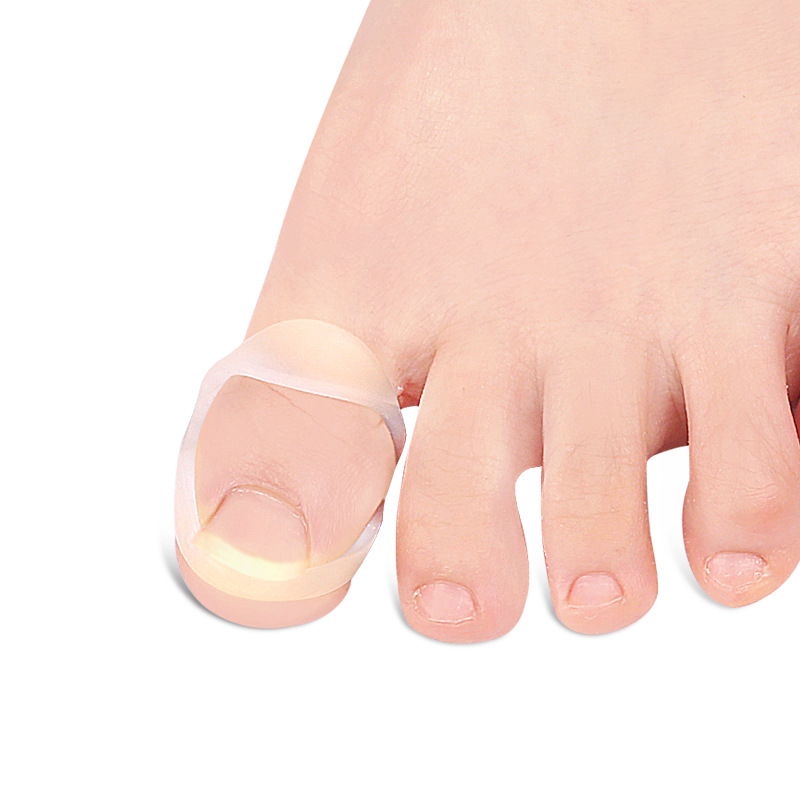 1 stk. silikone nedgroet tånegl korrektion usynlig nedgroet tå fingernegl glatning beskytter bøjle pedicure fodplejeværktøj