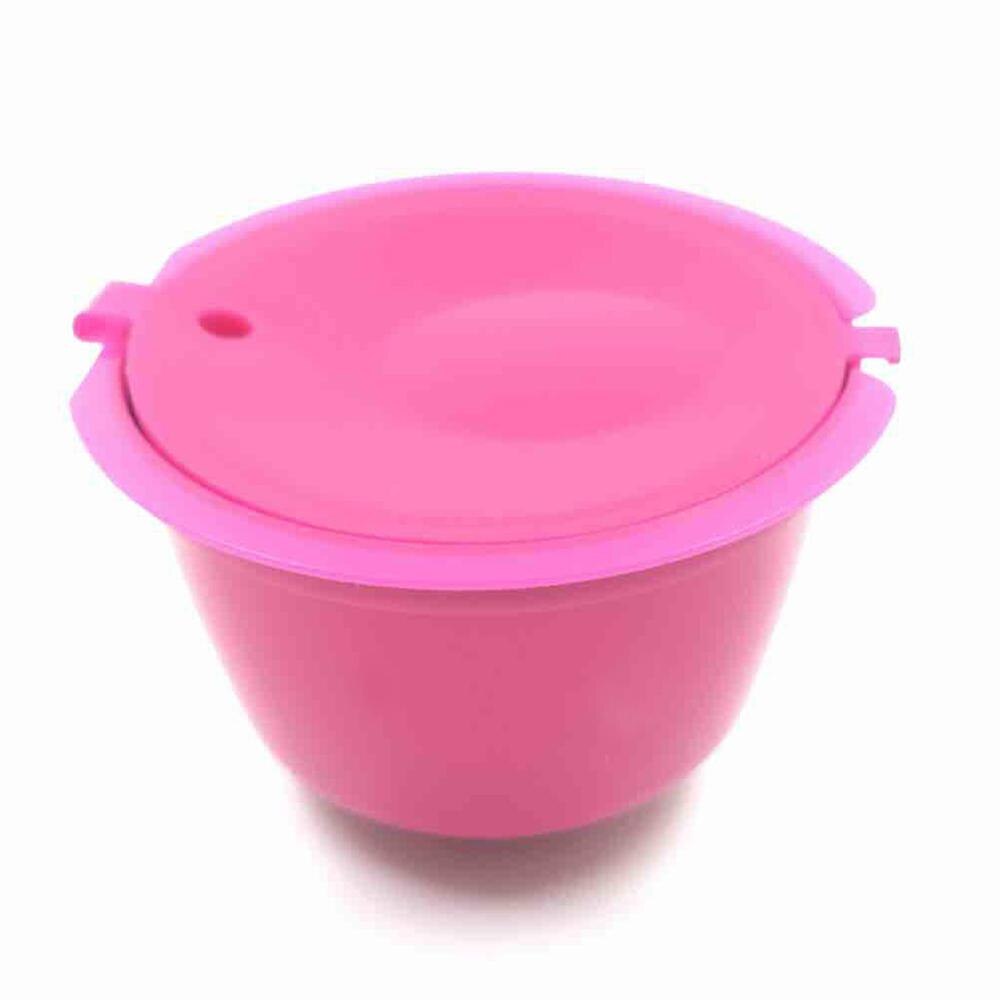 8 Colors Refillable Dolce Gusto Reusable Capsules Coffee Capsules Refill Coffee Fliter Compatible Nescafe Dolce Gusto Capsules: 2Rose