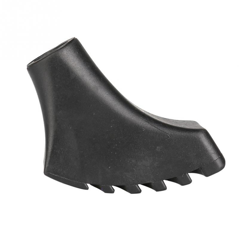 Black Trekking Pole Rubber Tips Feet End Caps Protector Hiking Pole Tip Protectors Trail Camp Walking Stick Ferrule