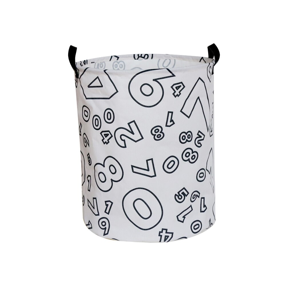 Folding Laundry Basket Round Storage Bin Bag Large Hamper Collapsible Clothes Toy Basket Bucket Organizer Large Capacity: 14
