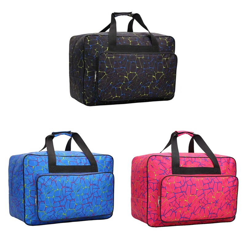 Sac fourre-tout en toile étanche grande capacité, sac de rangement, sacs à main portables de voyage, étui de rangement avec poches et poignée