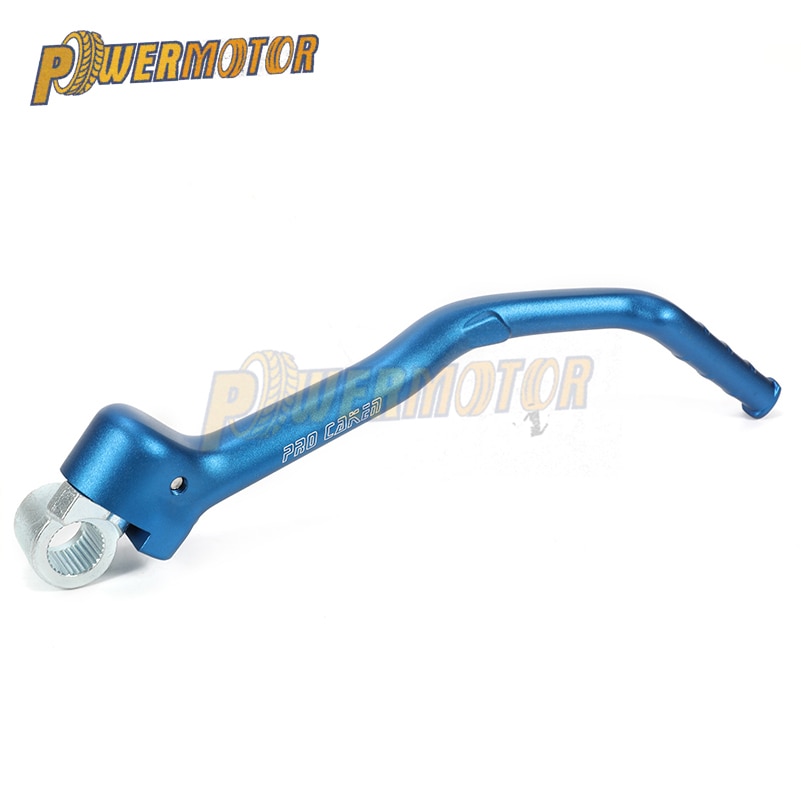 PowerMotor Motorcycle Starter Lever Pedal Arm Forged Kick Start For Yamaha YZ250F 10-16 WR250F 15-16 Dirt Bike Off Road