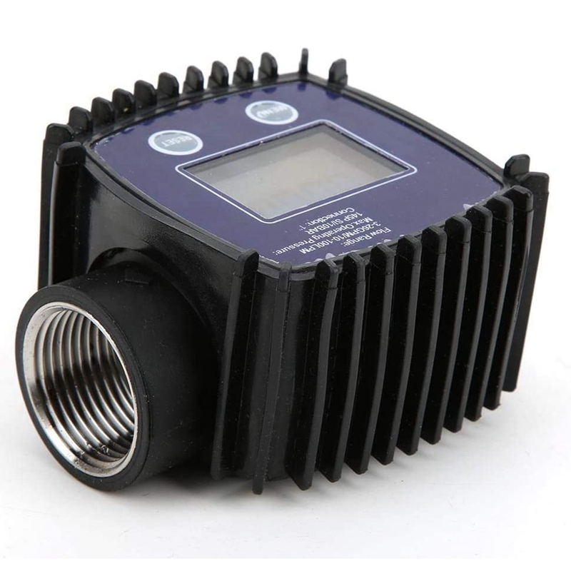 Water Flow Meter, 1 Inch Interne Draad Flow Meter, digitale Display Waterstroom Sensor 10-100 Liter/Min, Voor Aardolie