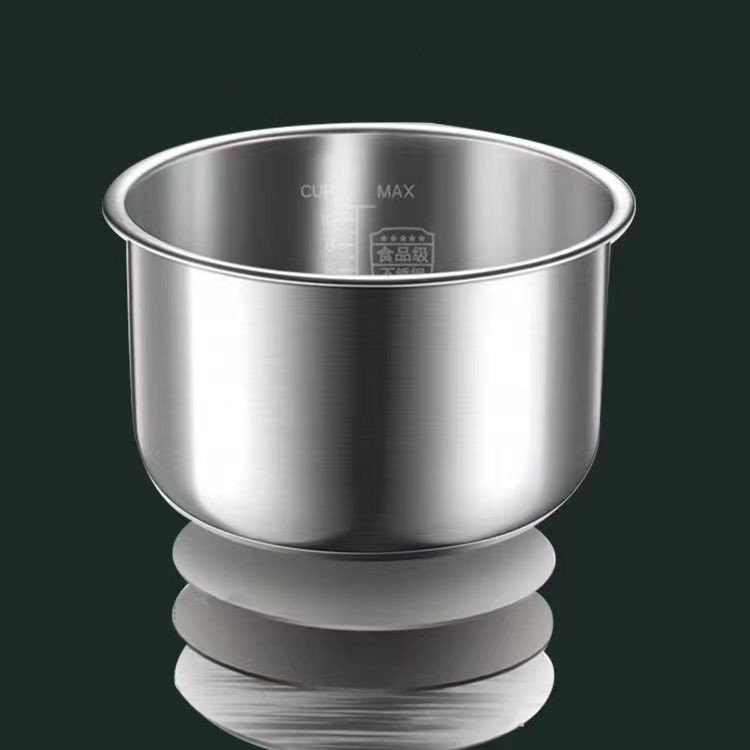 Stainless steel liner without coating ceramic glaze liner rice cooker rice cooker electric pressure cooker inner bowl 4L 5L 6L