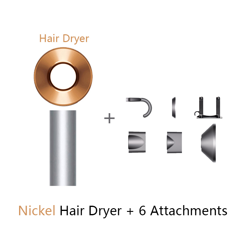 Ion Leafless Hairdryer Air Dry Electric Hair Dryer with Ionization Super Ionic Diffuser Blow Drier: plum