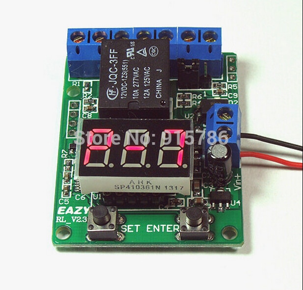 Voltage switch / signal timing start / trigger timer / auto 12V delay relay /VT2.3