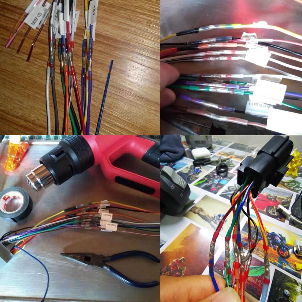 Terminales de conectores de Cable, empalme de Cable eléctrico impermeable, manguito de empalme, sello aislado, 26-10 AWG, 800 Uds.