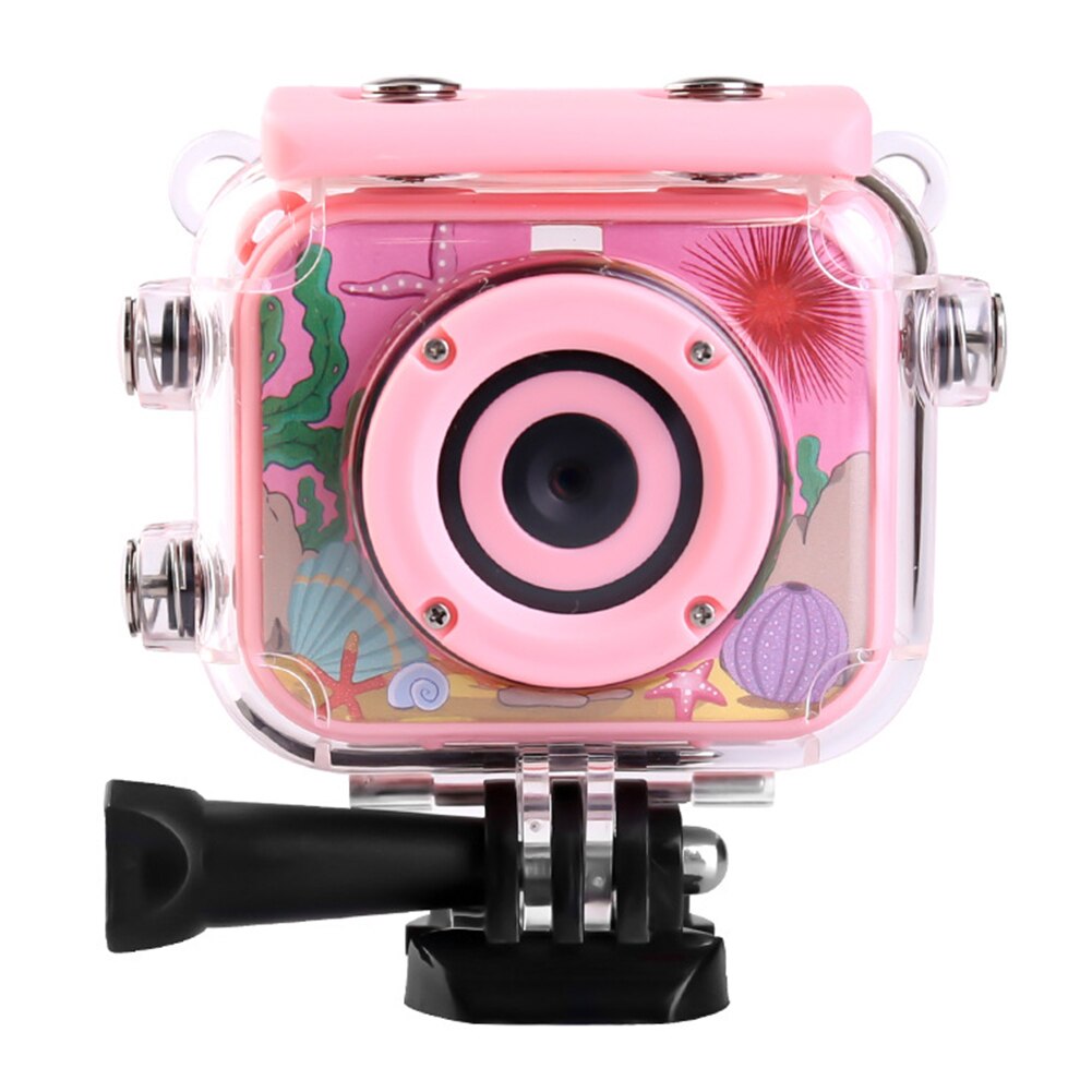 Abs videokamera mini video vedenpitävä putoamista estävä lasten 2 tuuman näyttö kamera tallennin lelut digitaalinen  hd 1080p usb ladattava