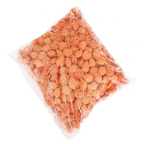 Foam Roses 500pcs Artificial Foam Flower Heads DIY 20cm Teddy Bear Mold PE Rose Bear Accessories Decor Valentine's: Orange