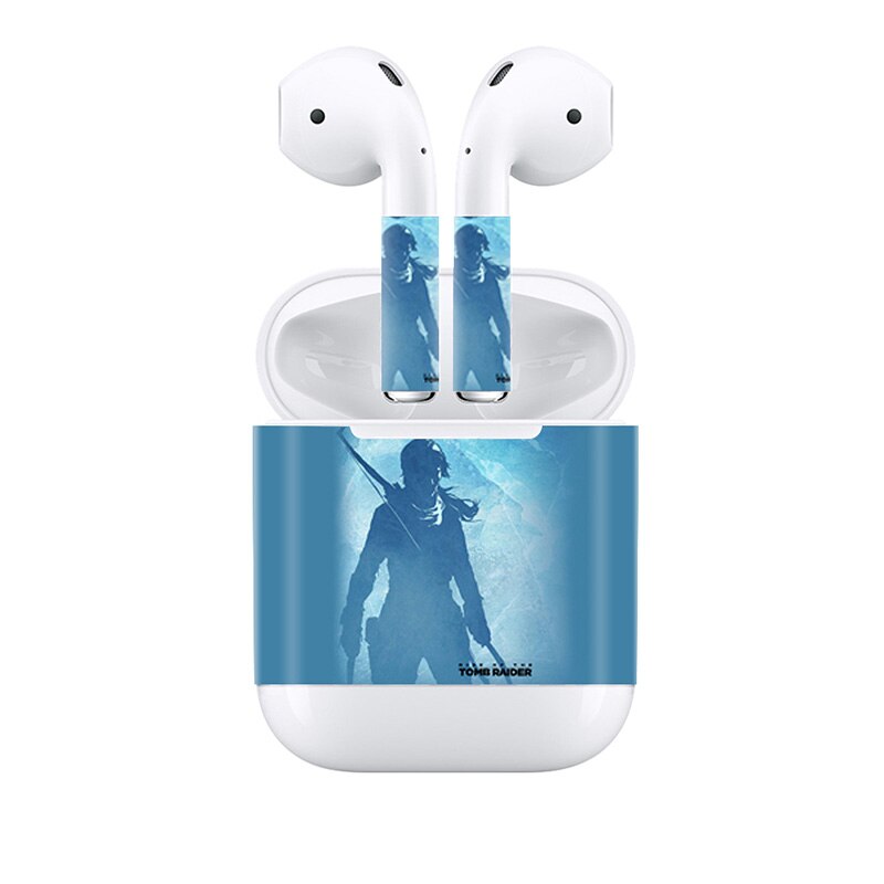 For Apple AirPods 2 Earphone Sticker Earbuds DIY Personality Decal Vinyl Camouflage Skin Wireless Charging Box Sticker: 922