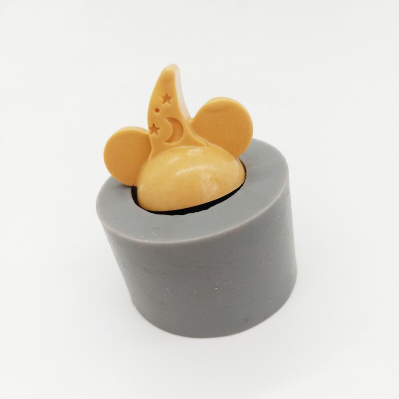 KLM Mouse Head DIY Handmade Epoxy Mould Silicone Straw Topper Molds: 3