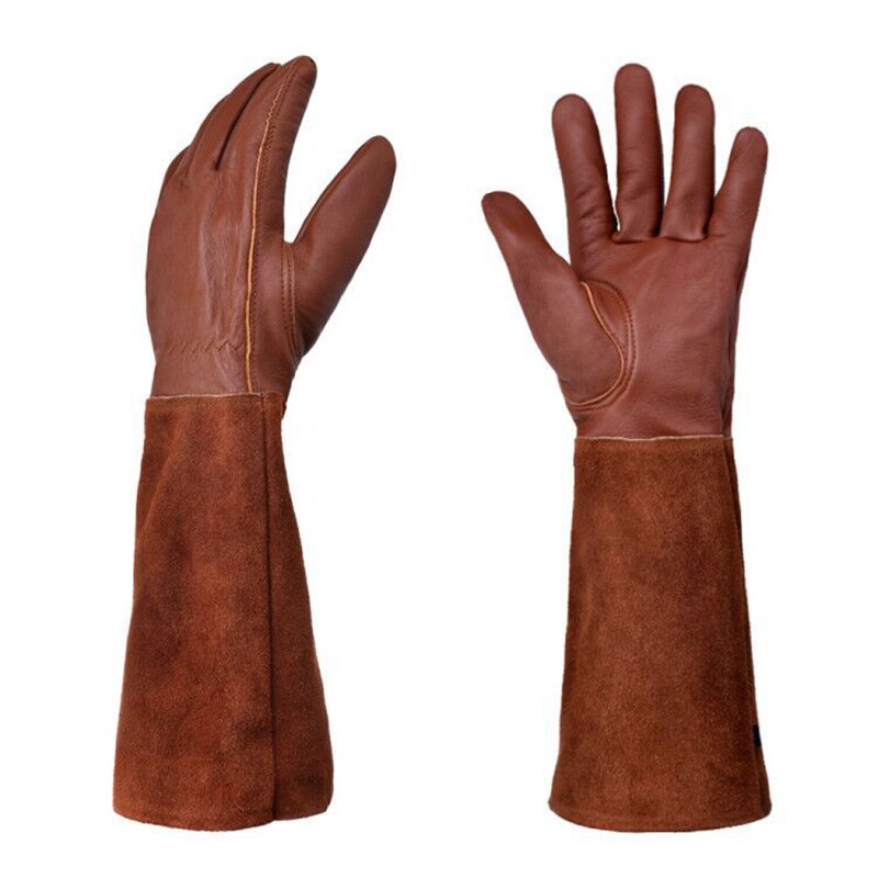 Gants de jardin en caoutchouc Nitrile, outils de jardinage, plantation, manchette réglable, anti-perforation, pour jardinier: Coffee / S