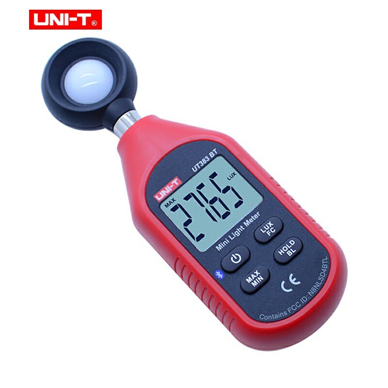 UNI-T UT383BT Digital Luxmeter Bluetooth Mini Light Meter Environmental Testing Equipment Handheld Type Luxmeter Illuminometer