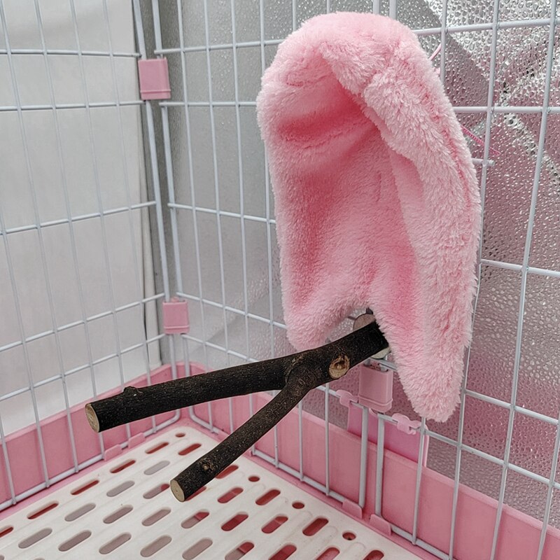 1 stk legendog fuglehengekødu vindtett fugl mykt varmt telt papegødu hengende telt fugleskjul vinter papegøyereir