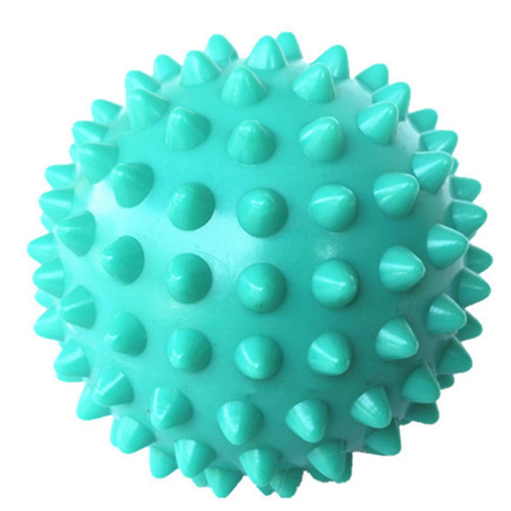 Balle de Fitness en PVC, pour les mains, pour Massage du pied, semelles de hérisson, exercice de Relaxation musculaire, Portable, pour physiothérapie, 6 couleurs, 6.5CM: green