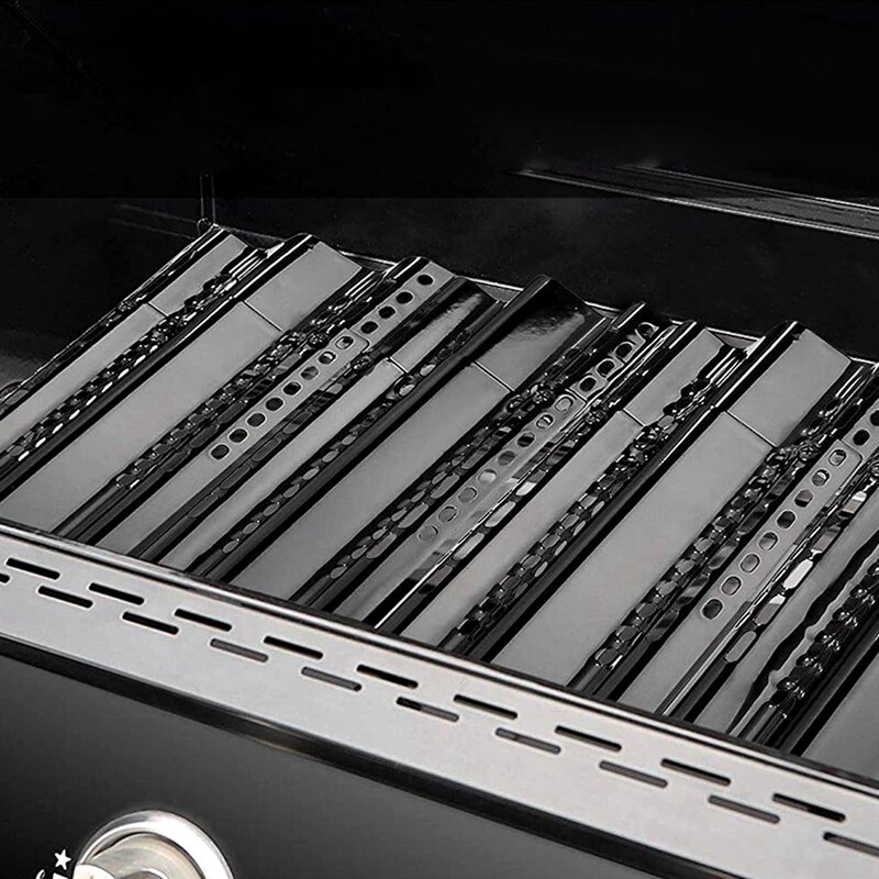 Porcelain Grill Heat Plate Adjustable Grill Heat Shield, Heat Tent, Burner Cover, Replacement Parts for BBQ Gas Grill