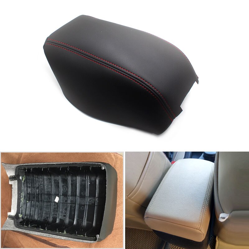 Microfiber Leer Auto Middenarmsteun Box Bescherming Cover Trim Voor Nissan Qashqai -