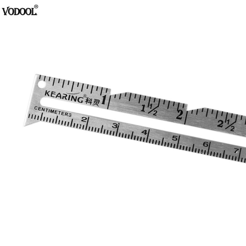 Sewing Foot Sewing 15cm Stainless Steel Metal Straight Ruler Ruler Tool Precision Double Sided Measuring Tool