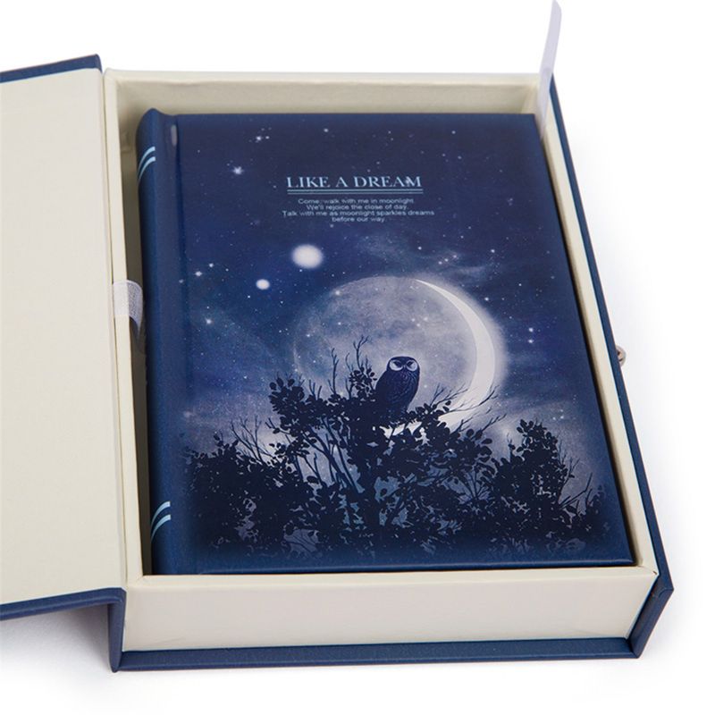 "Like a Dream" Diary with Lock Notebook Cute Functional Planner Lock Book Dairy Journal Stationery Box Package