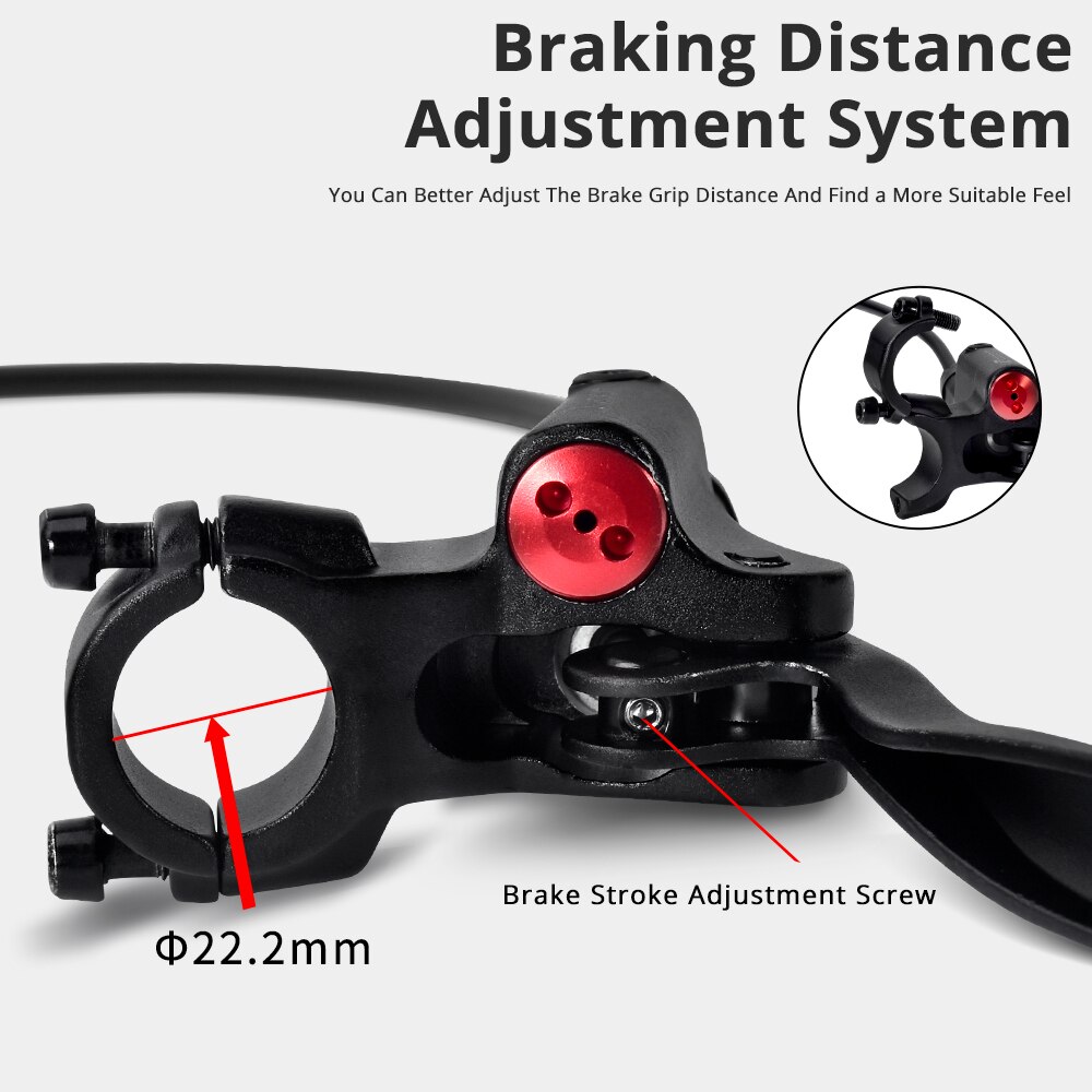 Zoom HB876 Mtb 4 Zuiger Hydraulische Schijfrem 800Mm/1400Mm Mountainbike Olie Druk Rem Met Hars remblokken