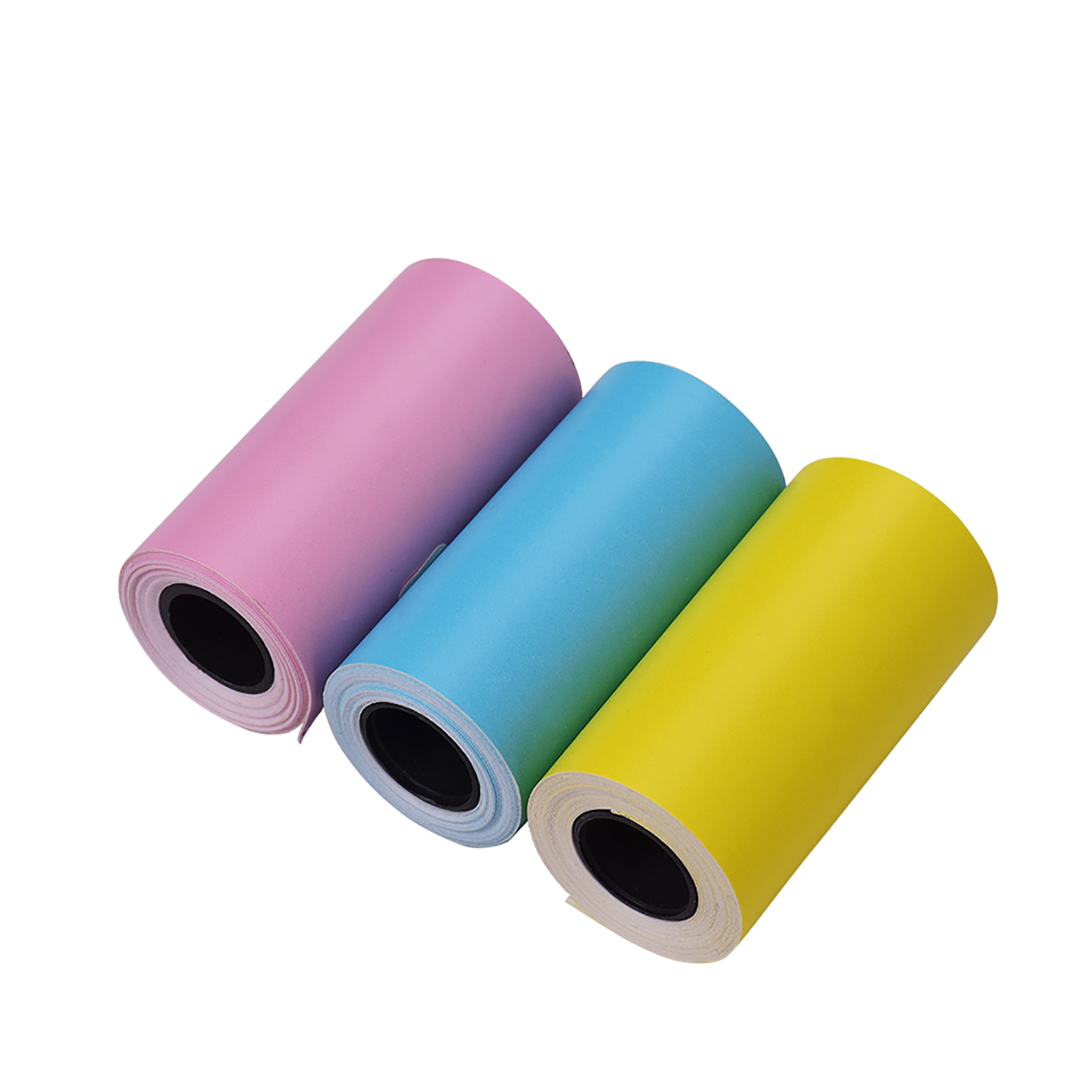 Printable Kleur Sticker Papier Roll Direct Thermisch Papier Zelfklevende 57*30Mm Voor Peripage A6 Thermische Printer paperang P1/P2