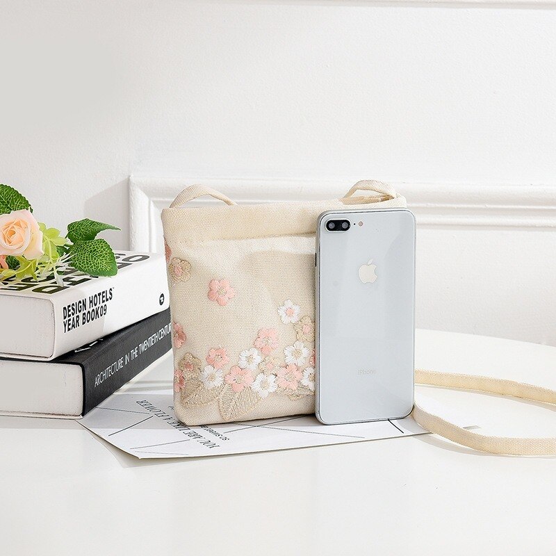 Handtassen netwerk rood van koreaanse hipster geborduurde canvas tas schoudertas xie kua bao een generatie van vet