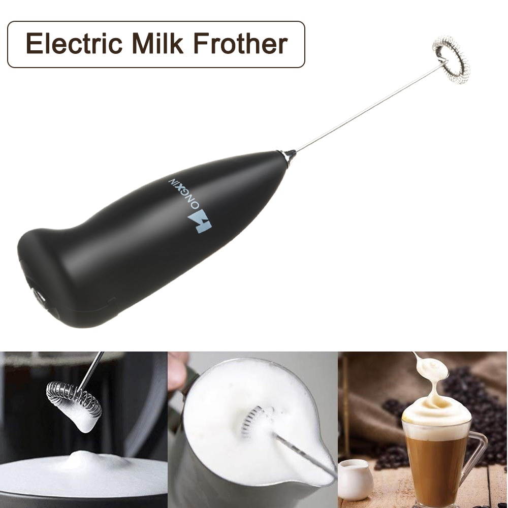 Elektrische Melkopschuimer Set Melk Cappuccinatore Automatische Handheld Schuim Koffie Melk Snorhaar Draagbare Keuken Koffie Ei Gereedschap