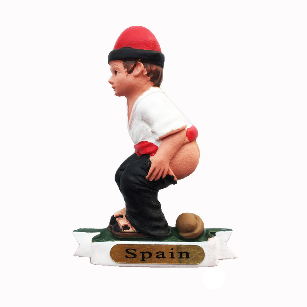 Babelemi Leuke Spanje Caganers Magneet Toerist Souvenirs Handgemaakte 3d Hars Koelkast Magnetische Stickers Home Decor