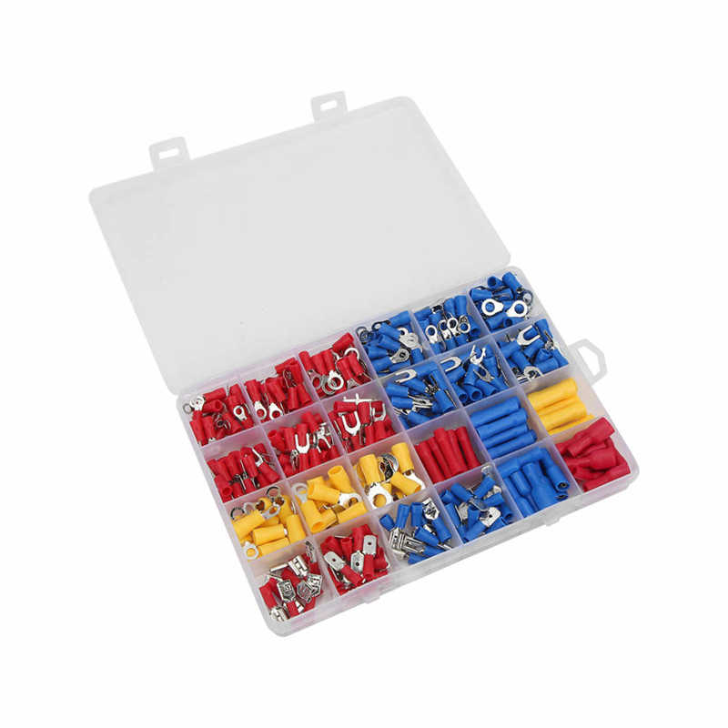 Wire Terminals Assortment Kit Insulation Protection Wire Terminals Good Conductivity for Electronic Industry