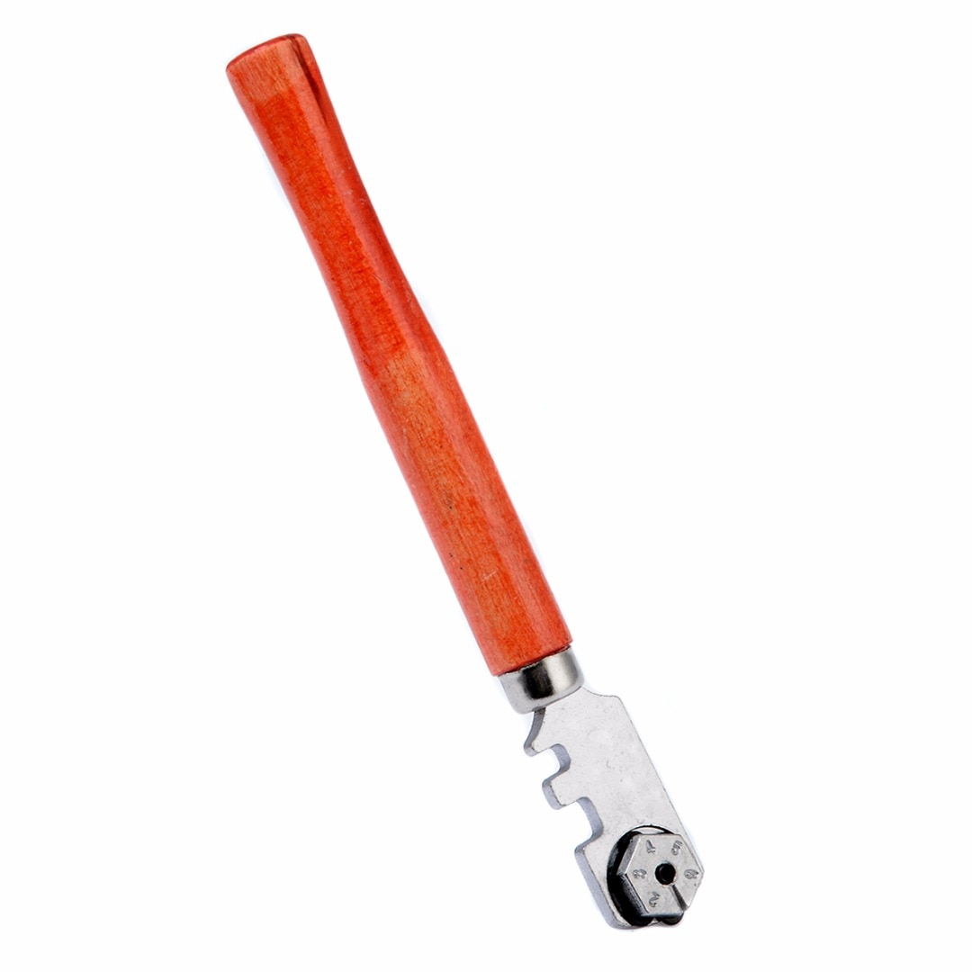 1pc Portable Tipped Glass Cutter Superior Diamond Tile Cutting Tool For Hand Tool