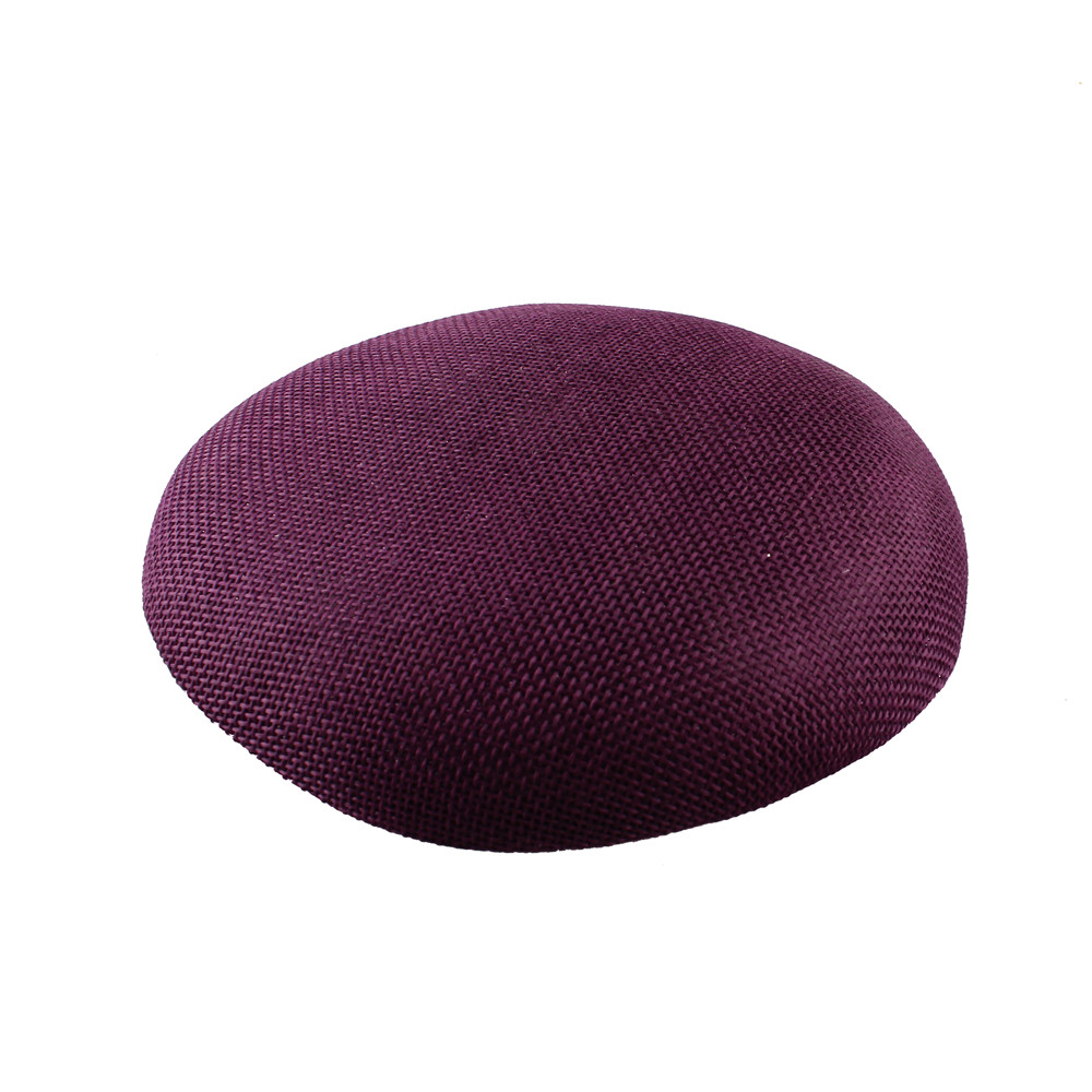 Fascinateurs Ronds Sinamay de 15cm pour Femme, Chapeau de ixde Mariage, Accessoire de Coiffure à Monter Soi-Même: XXS / Violet