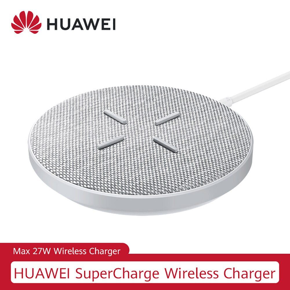 Huawei Draadloze Oplader 27W Max Super Snel Opladen Qi Voor Mate 40 30 Quick Charger Voor Iphone Opladen Kit met Kabel
