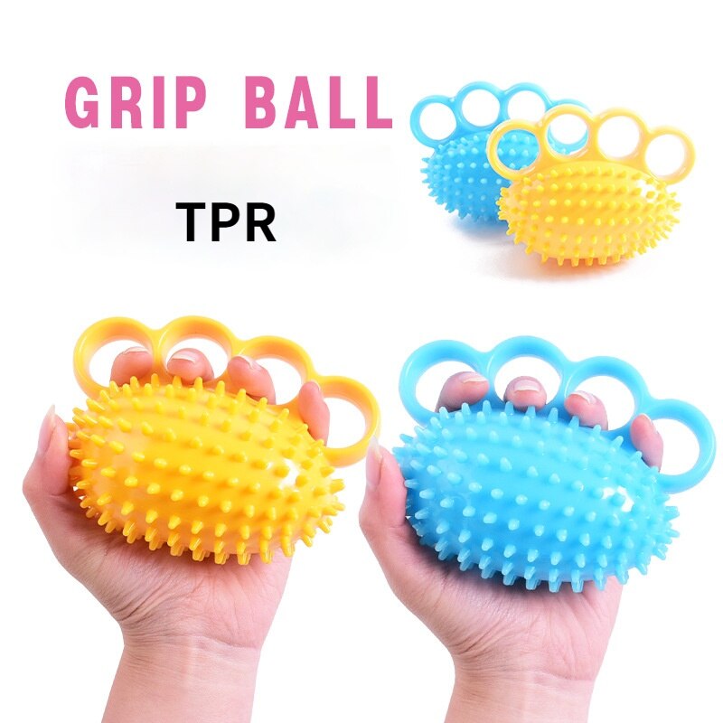 Tpr Vier-Vinger Hand Grip Bal Revalidatie Primaire Training Zachte Vinger Strengthener Massager Bal Workout Van Huis