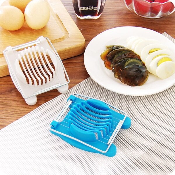 Stainless Steel Boiled Egg Slicer Cutter Mushroom Tomato Kitchen Chopper handle wire boiled egg slicer kitchen tool