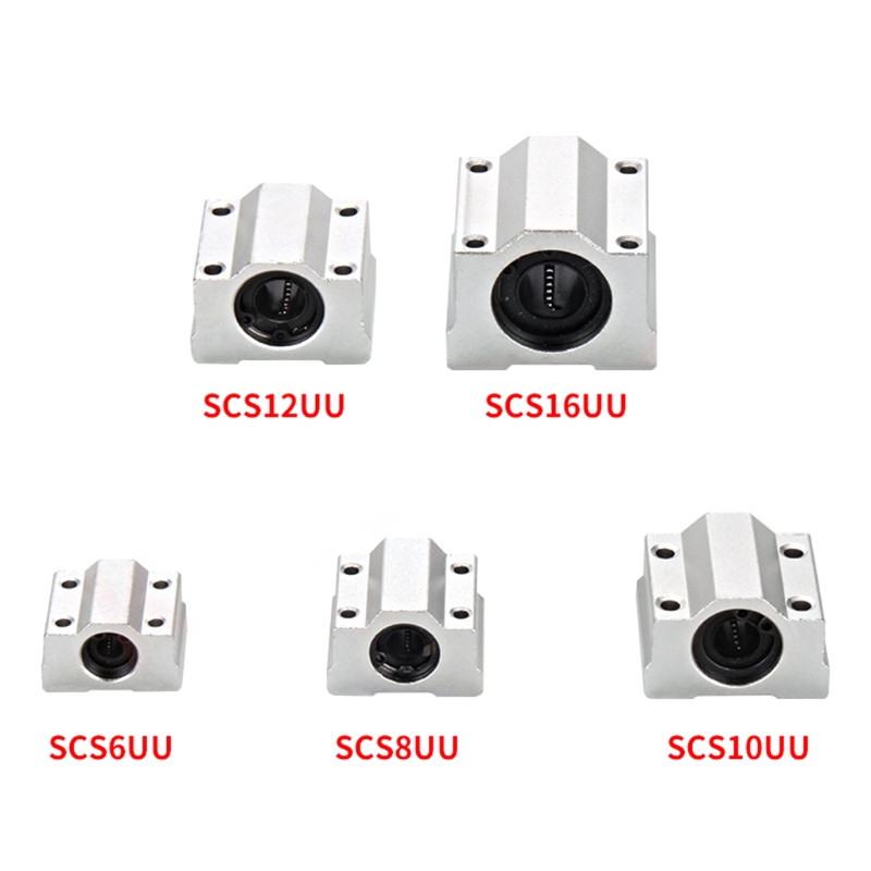 SC6UU/SC8UU/SC10UU/SC12UU/SC16UU 3D Printer Parts Linear Bearing Box Type