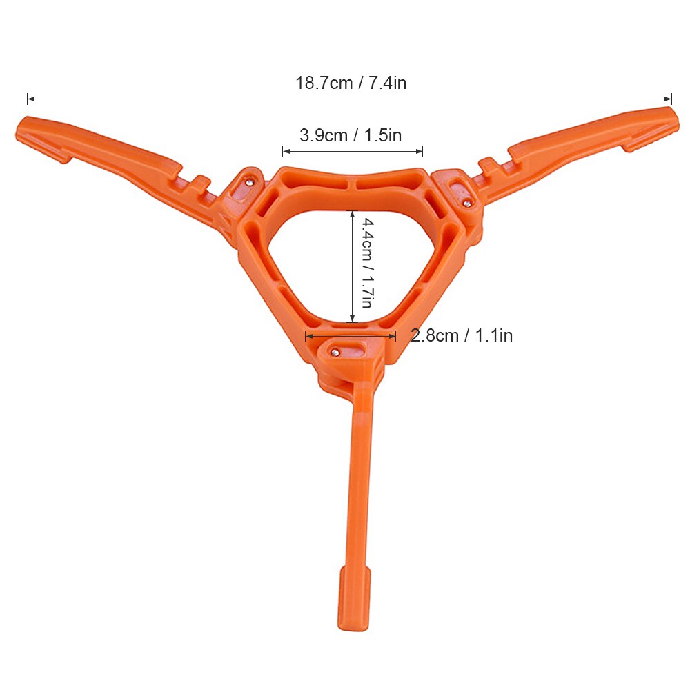 Outdoor Stove Triangular Bracket Base Fixed Support Stainless Steel Folding Gas Cylinder Tripod Holder Support: PC plastic