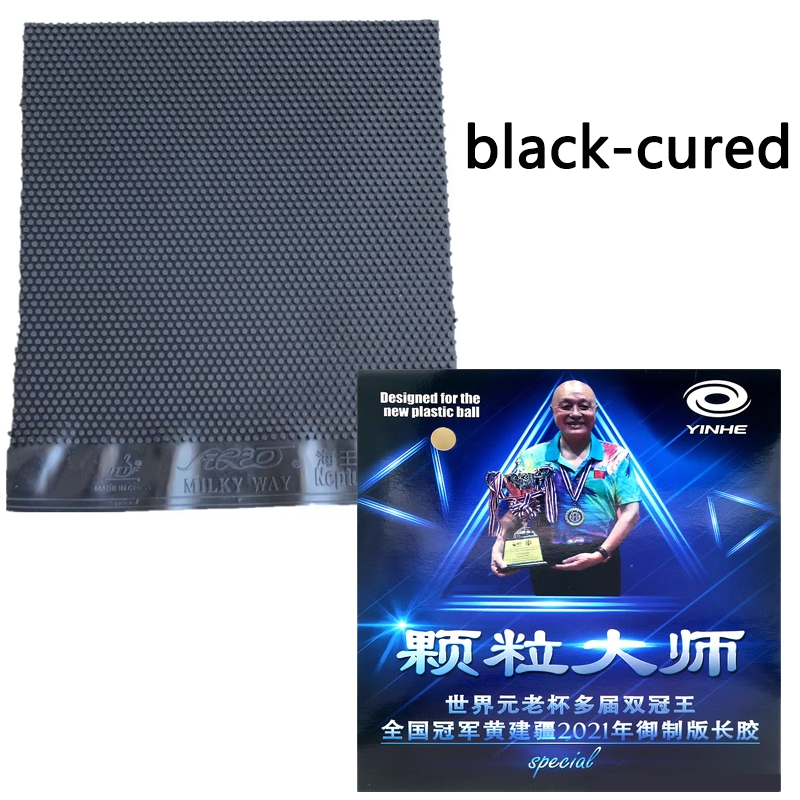 Yinhe master specially designed table tennis rubber, medium particles, long pips, ox-hardened/unhardened, ittf approved for defensive players: Light blue