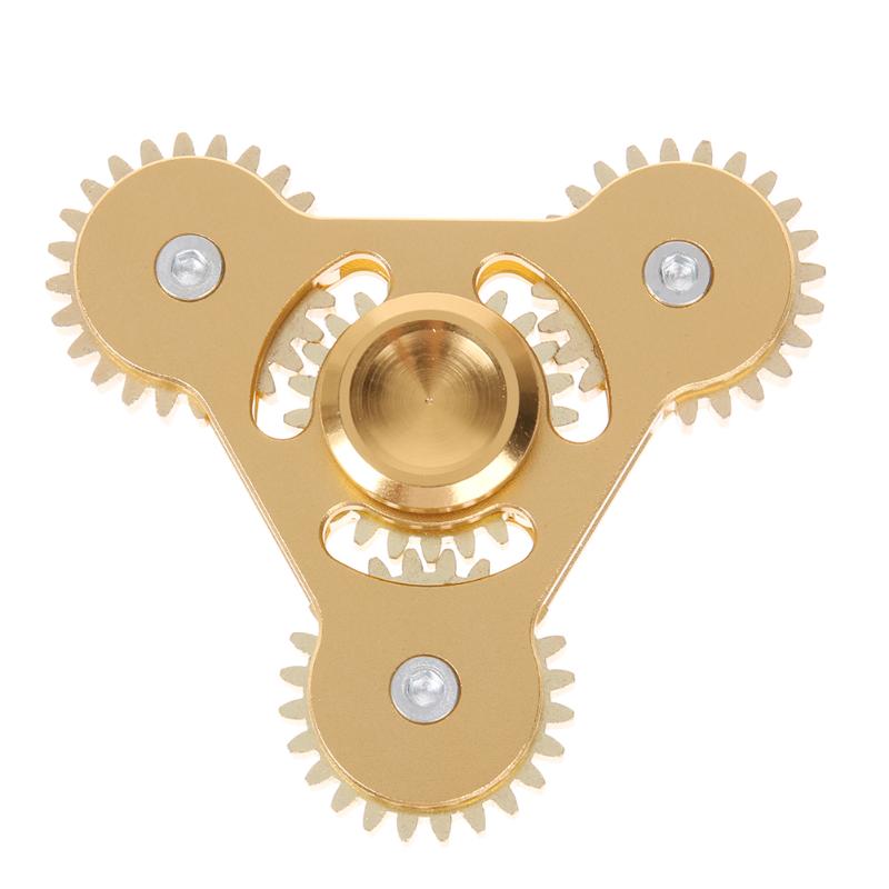 Children Autism Fingertip Gyroscope Rotation Hand Spinner Aluminum Alloy with LED Toy Kids Fidget Spinner Stress Relief Toy Boy