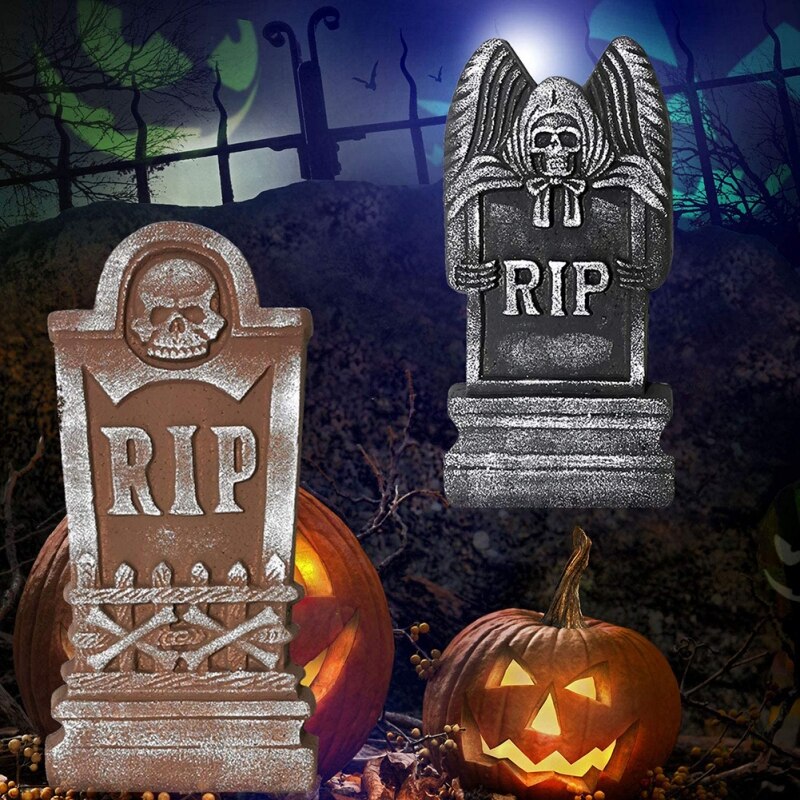1pc skum realistisk halloween gravsten til hjemmet have gård hjemsøgt fest kirkegård fest dekoration rekvisit ..