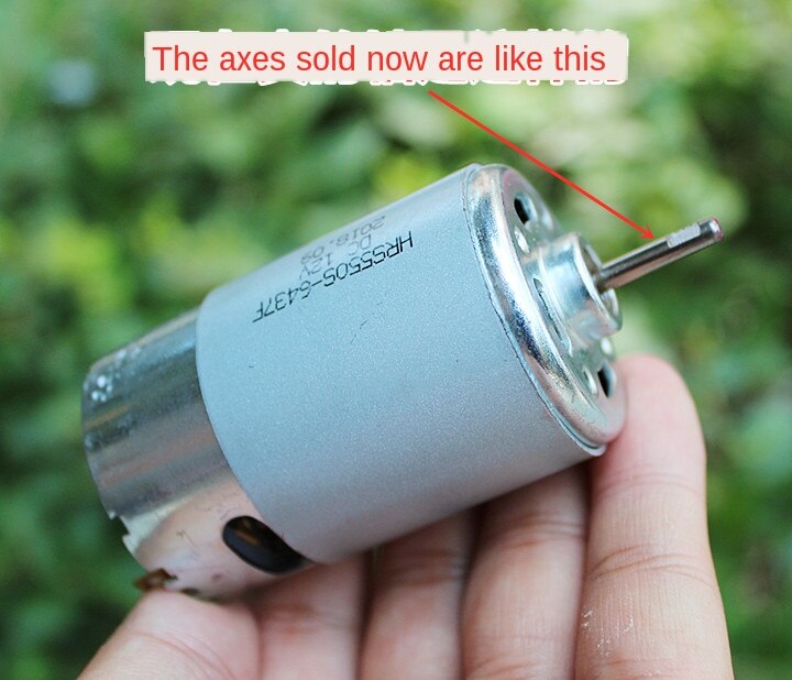 [High-Speed] 550 Motor DC7.2V DC Motor Forward And Reverse with Heat Dissipation Fan High-Power Motor Tool